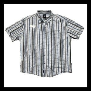 Kuhl Suncel Men's Striped Blue and Gray Casual Shirt